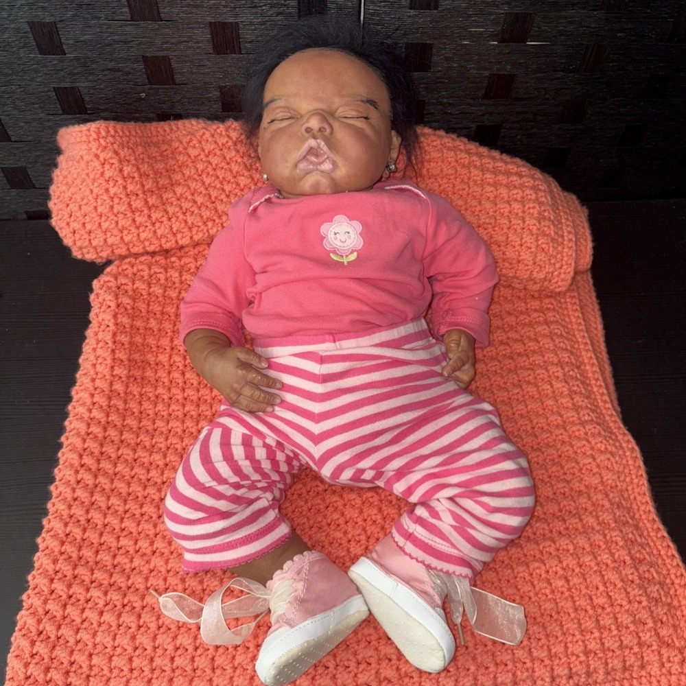 Hand Painted Reborn Baby Celeste by Cindy Musgrove Soft Body Vinyl Limbs 19"
